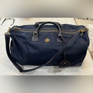 Tory Burch nylon weekender duffle bag
